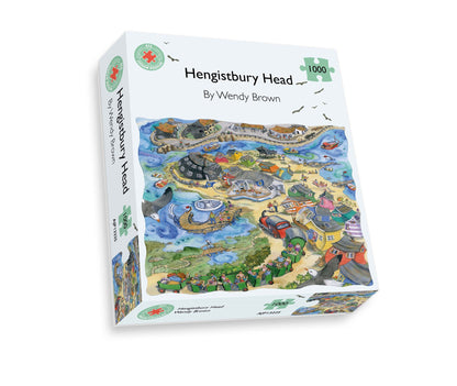 Hengistbury Head - Wendy Brown 1000 or 500 Piece Jigsaw Puzzle