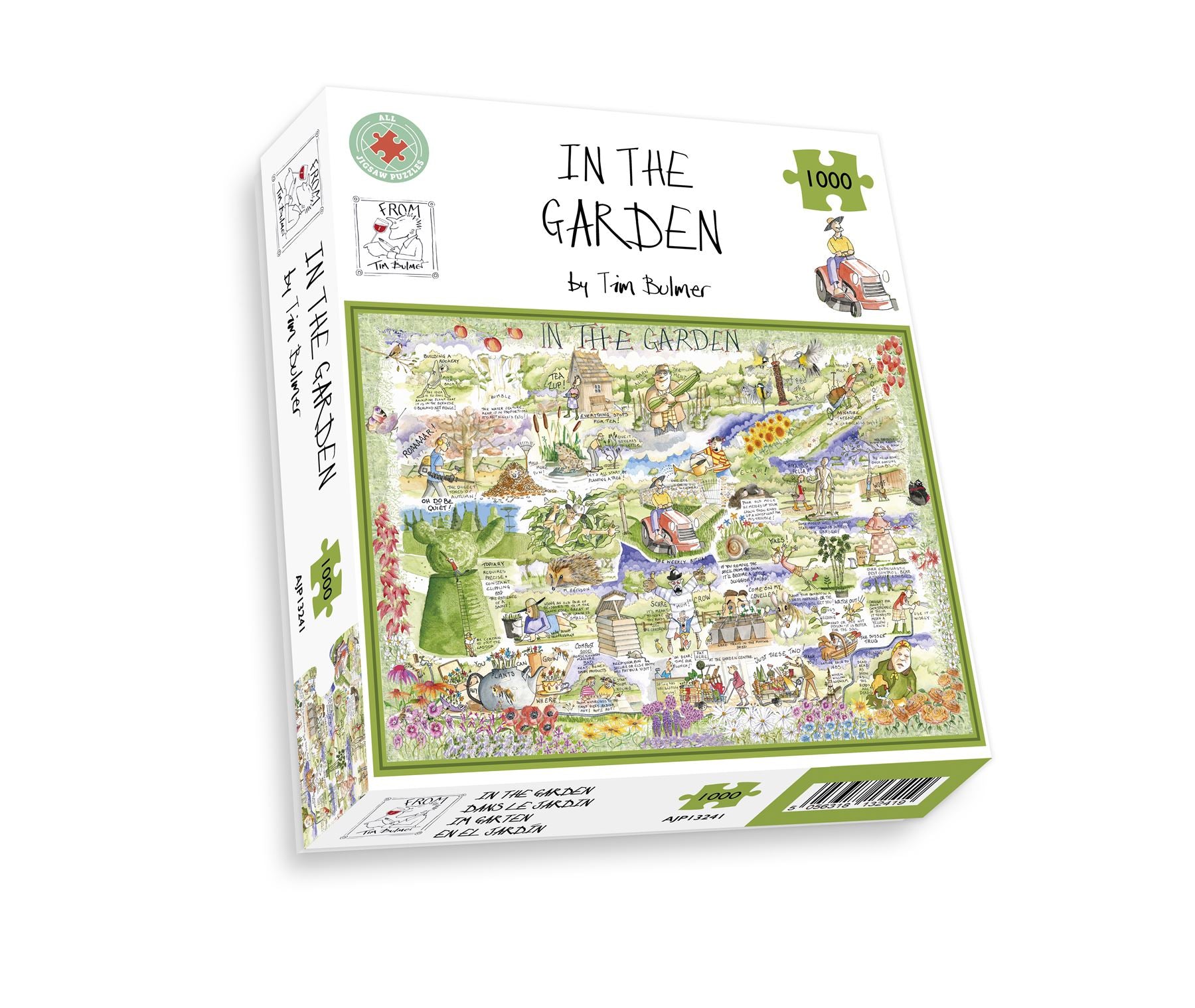 In The Garden - Tim Bulmer 1000 Piece Jigsaw Puzzle box