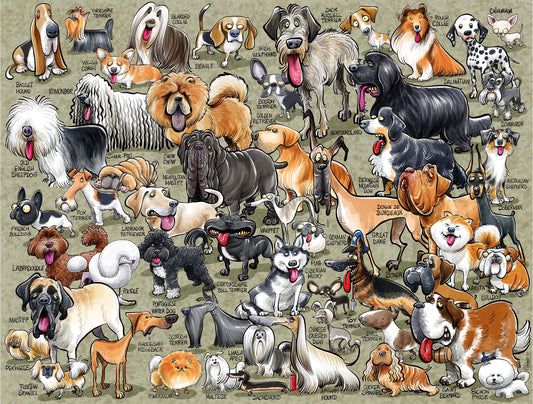It's Just...Dogs! 1000 Piece Jigsaw Puzzle