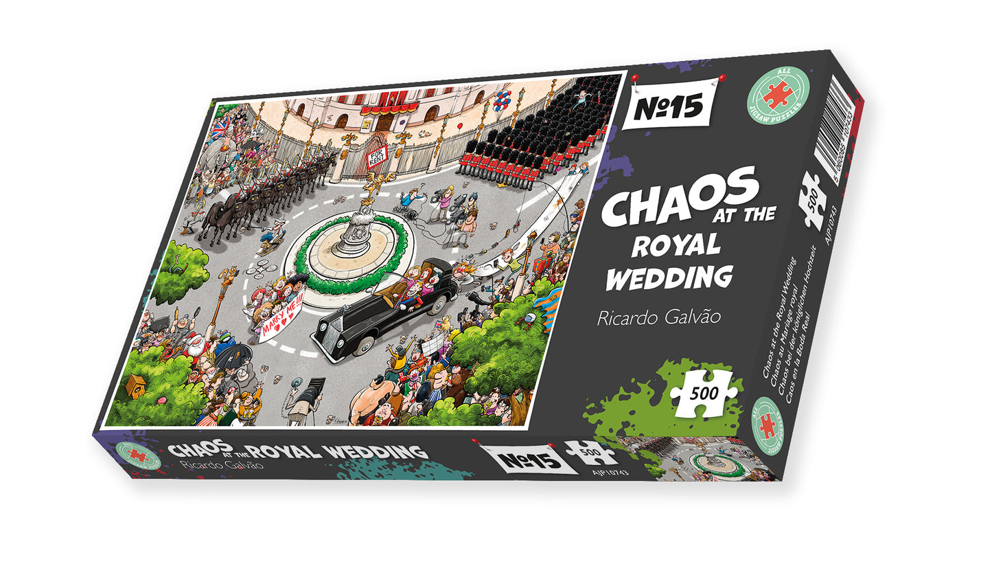 Chaos at the Royal Wedding - No.15 1000 or 500 Piece Jigsaw Puzzle
