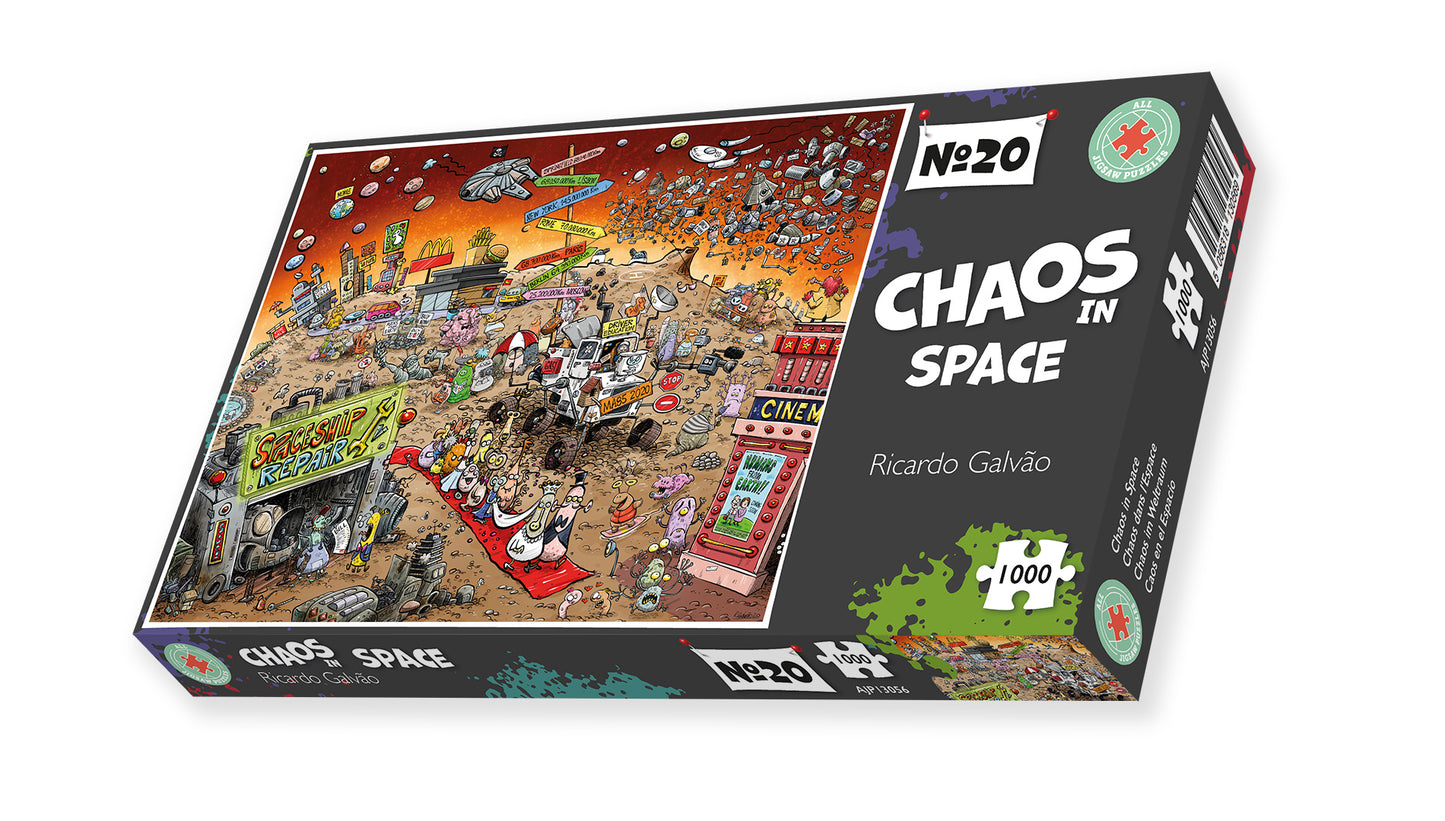 Chaos in Space 1000 & 500 Piece Jigsaw Puzzle - Chaos no. 20