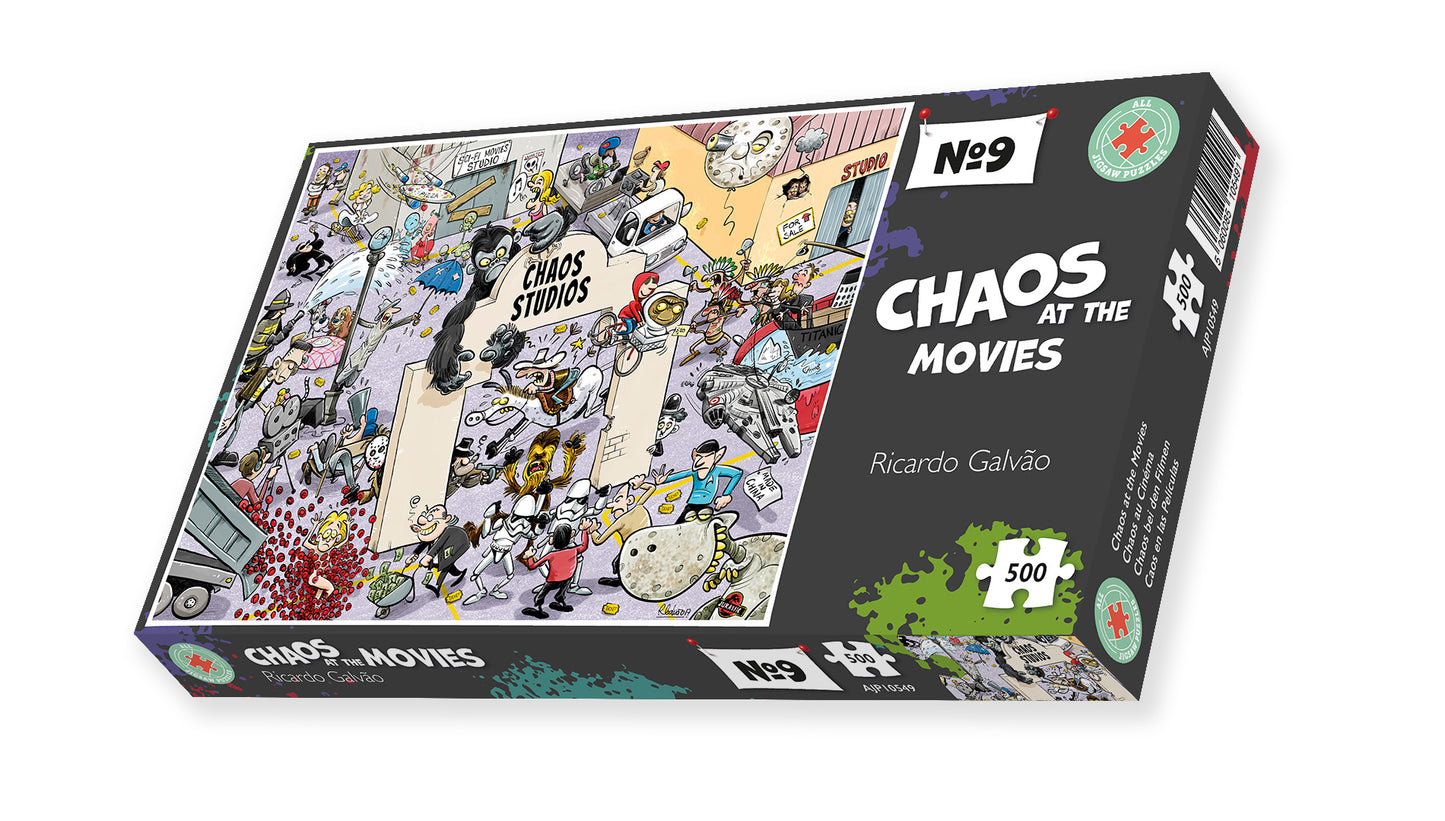 Chaos at the Cycling Tournament - No.12 1000 or 500 Piece Jigsaw Puzzle