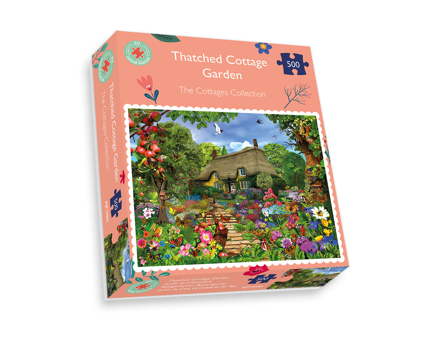 Thatched Cottage Garden 1000 or 500 Piece Jigsaw Puzzles