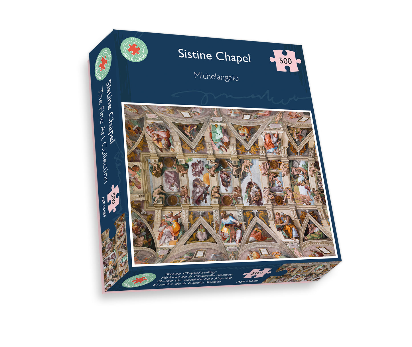 Sistine Chapel Ceiling by Michelangelo Jigsaw Puzzle‚ 1000 or 500 Pieces