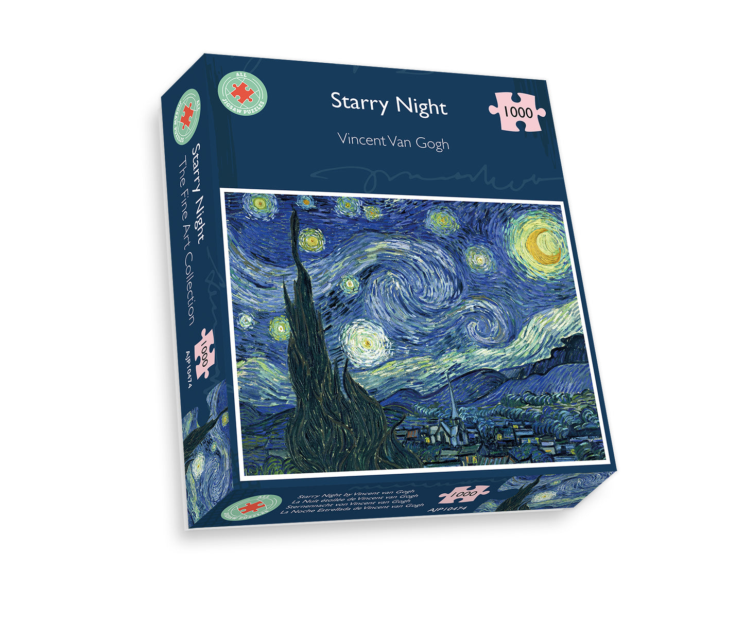 Starry Night by Vincent van Gogh Jigsaw Puzzle, 500 or 1000 Pieces