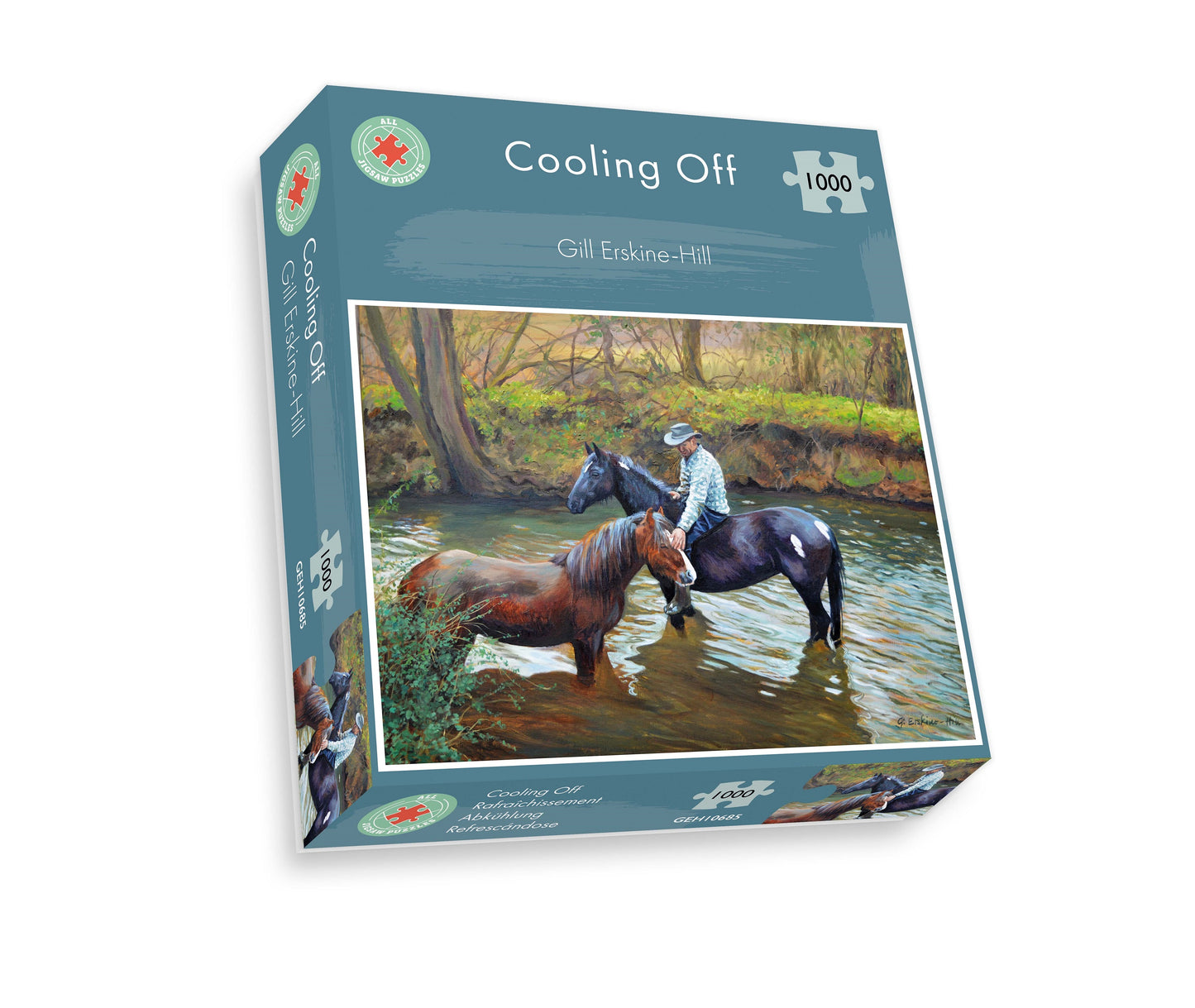 Cooling Off 1000 or 500 Piece Jigsaw Puzzle