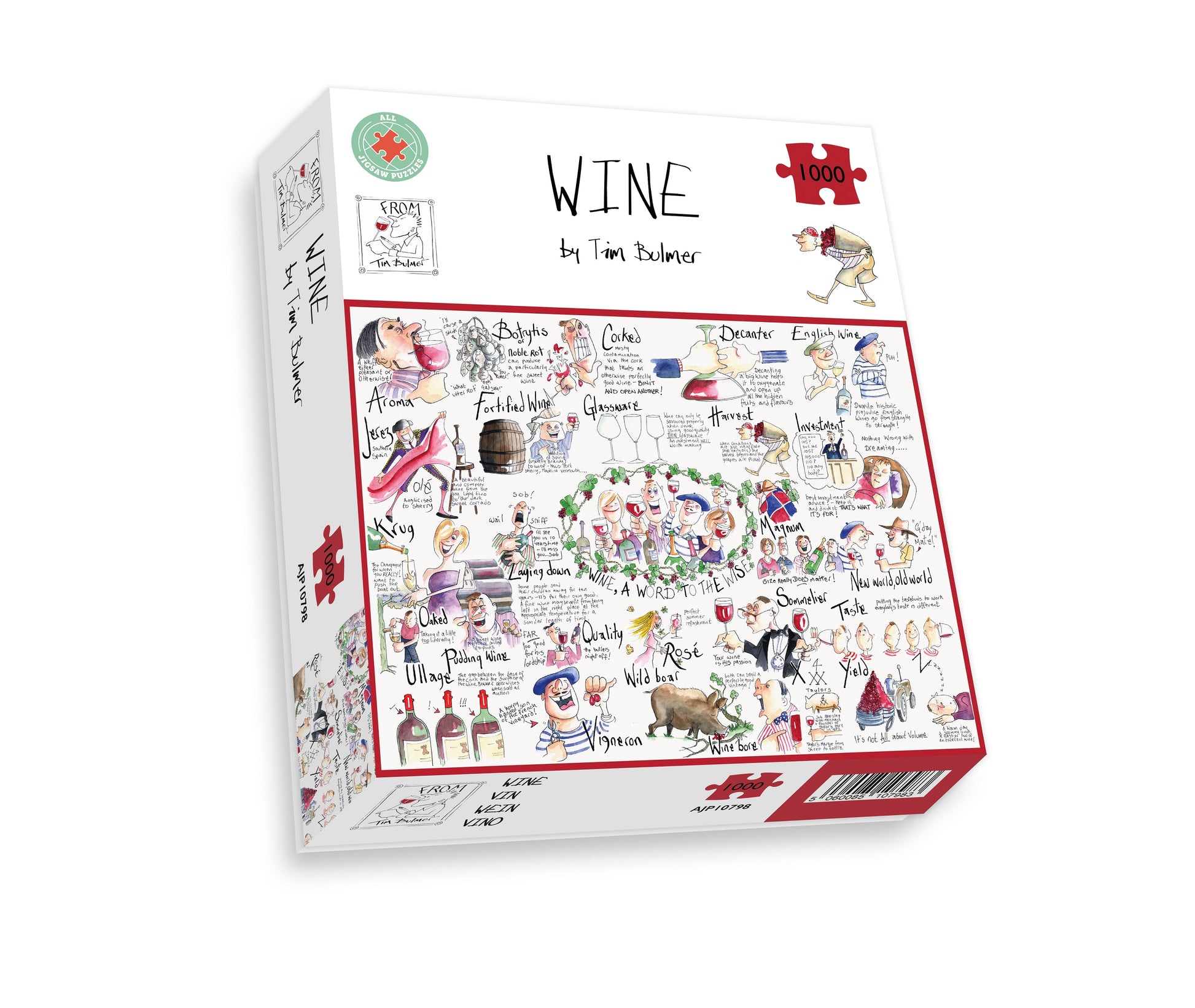 Wine - Tim Bulmer 1000 Piece Jigsaw Puzzle