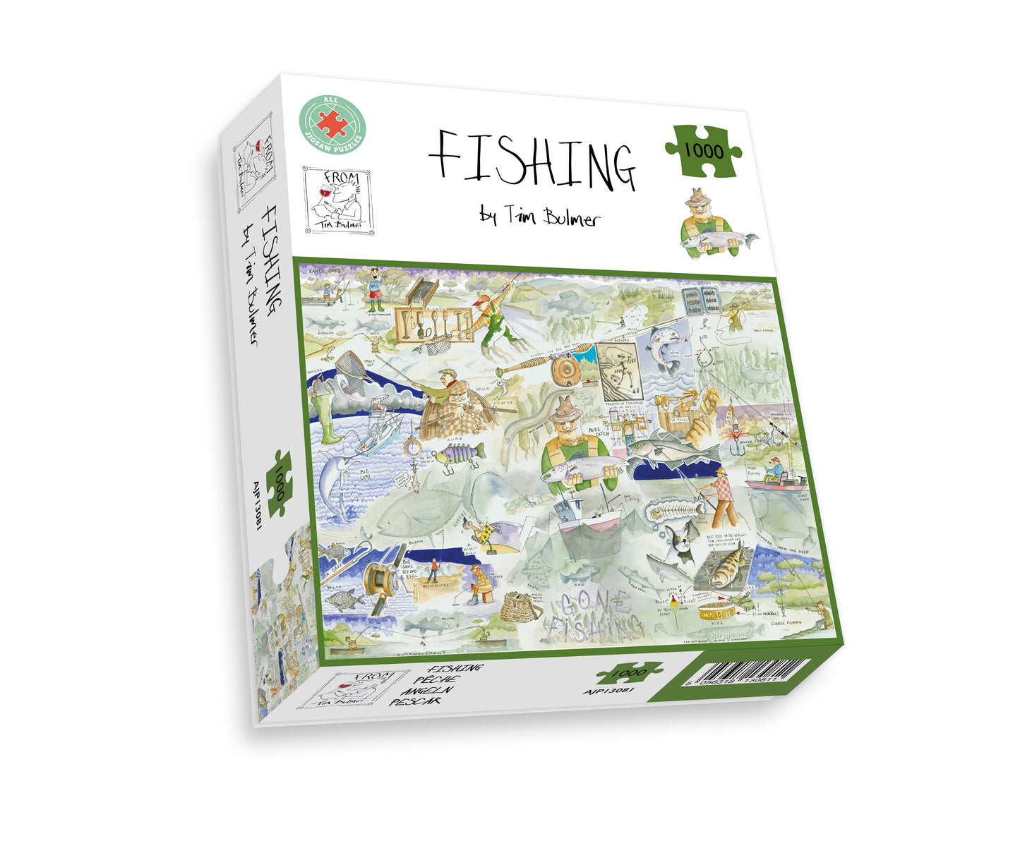 Fishing - Tim Bulmer 1000 Piece Jigsaw Puzzle