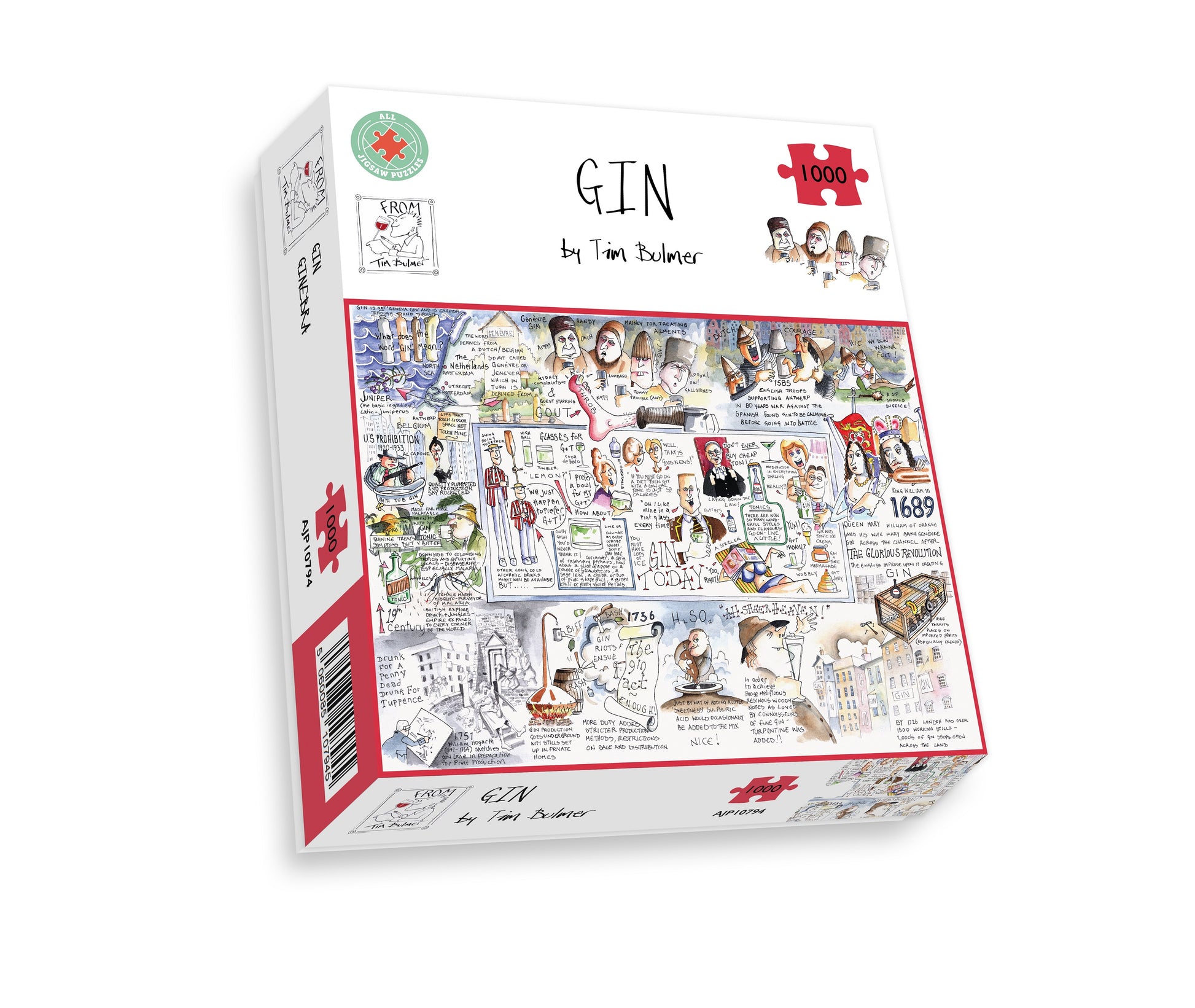 Gin - Tim Bulmer 1000 Piece Jigsaw Puzzle box
