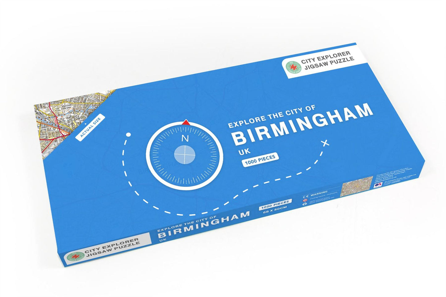 Birmingham City Map Jigsaw Puzzle - 1000 pc. jigsaw puzzle