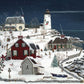 Christmas Party at the Lightkeepers 1000 or 500 Piece Jigsaw Puzzle
