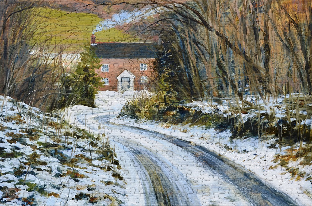 Gamekeepers Cottage 300 Piece Wooden Jigsaw Puzzle
