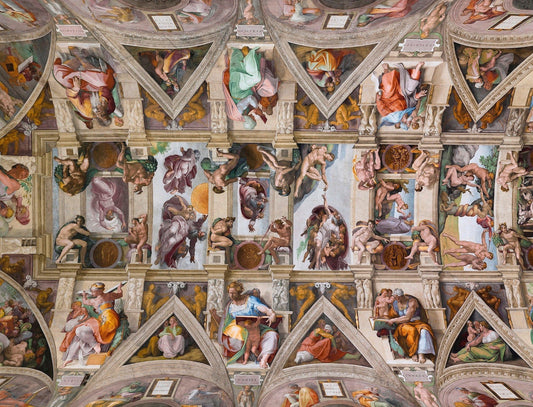 Jigsaw Puzzle - Sistine Chapel Ceiling By Michelangelo Jigsaw Puzzle ‚Äì 1000 Or 500 Pieces