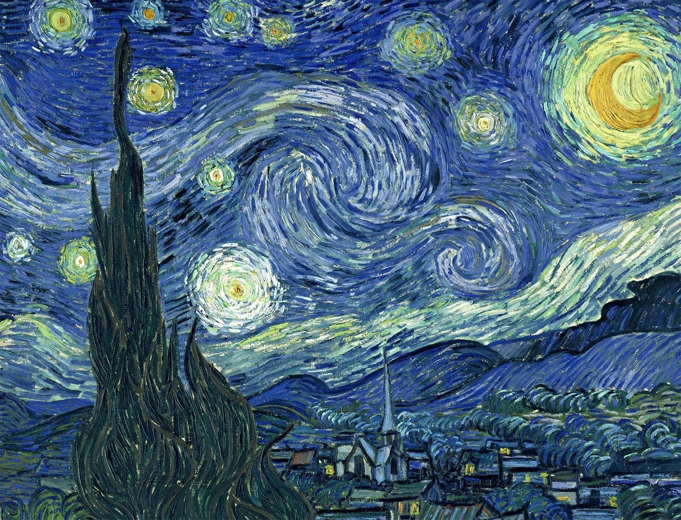 Jigsaw Puzzle - Starry Night By Vincent Van Gogh Jigsaw Puzzle ‚Äì 500 Or 1000 Pieces